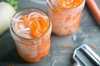 Quick Pickled Carrots and Daikon