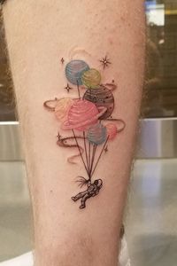 Space Tattoo Done at Club Tattoo