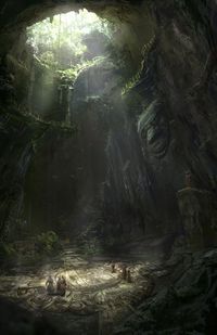 fantasyartwatch: “ Forest Temple by Max Duran ”