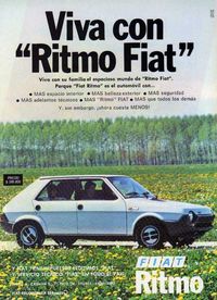 PUBLICIDAD FIAT RITMO (1982)