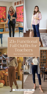 Elevate your professional wardrobe with cute fall outfits specifically designed for teachers. These stylish and practical looks blend professionalism with comfort, ensuring you look chic and feel great while managing your classroom and beyond.	teacher outfits | teacher outfits summer | teacher outfits spring | teacher outfits winter | teacher women | teacher clothes | teacher clothing | teacher wear | fashion for teachers | teacher fashion | amazon teacher  fashion | styles for teacher | clothes for teachers | clothies for teachers day | stylish clothes for teachers | outfit ideas for teachers