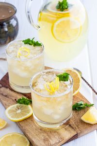 Whiskey with Homemade Lemonade a.k.a Redneck Lemonade