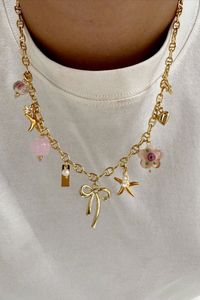 necklace | chunky necklace | pink necklace