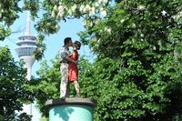 Saulenheiligen statue - Düsseldorf