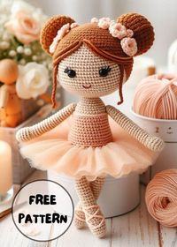 Free Crochet Ballerina Doll Amigurumi