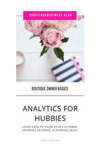 Using Analytics is one of the most crucial aspects of running a successful small business.  In fact, in today’s data-driven, on-demand world, it’s impossible to be viable without it. Internet Giants like Amazon, Facebook, and Google have built billion dollar empires, on a firm foundation of analytics. You don’t need to reinvent the wheel. But you do have to learn how to use it to get to where you want to go! #BoutiqueBusiness #Analytics #BoutiqueBoss #Marketing #SmallBusiness