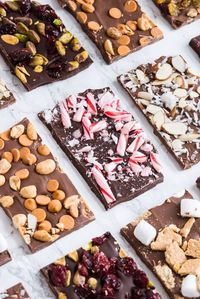 6 Christmas Chocolate Bark Recipes | Homemade Christmas gifts, Christmas recipes and more from @cydconverse