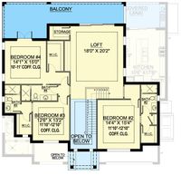 Contemporary Coastal Home Plan with Rear Lanai and Main Floor Master - 65757BS | Architectural Designs - House Plans