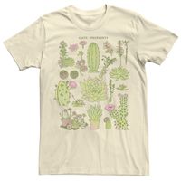 Plant the seeds of style with this men's cacti tee.  Crewneck Short sleevesFABRIC & CARE Cotton Machine wash Imported Plant the seeds of style with this men's cacti tee.  Licensed Character  Plant the seeds of style with this men's cacti tee. Size: L. Color: Natural. Gender: male. Age Group: adult. Pattern: Graphic.