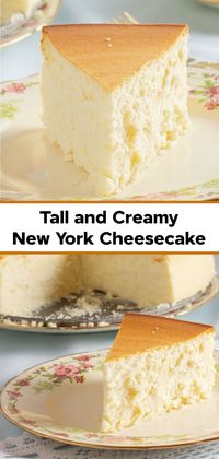 This best New York cheesecake recipe ever. I make mine crustless, but you can easily add a crust if you like. A classic cheesecake that doesn't crack. Super creamy and smooth with easy to follow instructions!