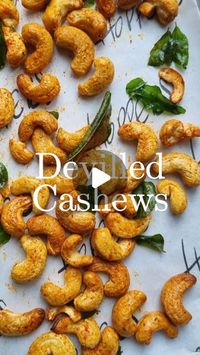 Karan Gokani on Instagram: "5 MINUTE DEVILLED CASHEWS 🇱🇰🌶️👹
These Sri Lankan Devilled Cashews from @hopperslondon are a great festive snack you can whip up in less than five minutes for planned and unplanned parties these next few weeks. 

Ingredients

300g raw cashew nuts
1 tsp vegetable oil 
1/2 tsp fine sea salt 
1 stick lemongrass, optional 
1/2 tsp chilli flakes 
1 tsp Jaffna curry powder (or Madras curry powder) 
12-15 Fresh curry leaves 

You can find this and many more recipes from Hoppers and beyond in my first cookbook. Link in bio. 

#instafood #recipe #srilankanfood #snack #easyrecipe #christmas #cashew"