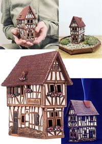 PRICES MAY VARY. 🏠 FINE CRAFT AND A LOVELY DESIGN CERAMIC HOUSE. Can be just a heart-melting and precious gift for a variety of life events, a beautiful addition to your collection or an exquisite decoration for your home. 🏡 GERMAN VILLAGE HOUSE. Collectible historical miniature Spitzhäuschen House in Bernkastel-Kues, Germany. 📏 Height: ~ 4.72" (~ 11.99 cm) Width: ~ 2.30" (~ 5.84 cm) Length: ~ 3.70" (~ 9.40 cm) 🎁 COLLECTIBLE MINIATURE. Could be an Original Gift Idea for the variety of life e