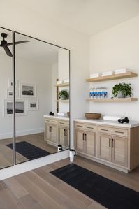 Mountainside Retreat: The Office, Mudroom, & Powder Room - Studio McGee