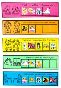 Editable Sticker Charts for Positive Behavior Support