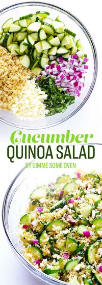 Cucumber Quinoa Salad