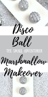 Give your plain old marshmallows a sparkly makeover and turn them into mini disco balls for your next party or event! They'll be super sweet and delicious to taste, and gorgeous to look at! Recipe & tutorial on The Small Adventurer.