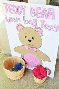 Teddy Bear bean bag toss