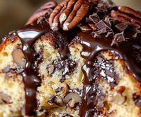 German Chocolate Pecan Pound Cake