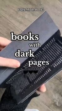 Explore the mysterious allure of books with dark pages. #DarkPages #BookishCuriosities #BuyNow