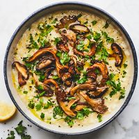 Oven Risotto with Mushrooms Recipe | Epicurious