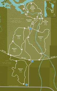 Trail map - Grass River Natural Area