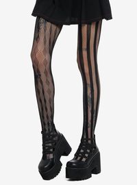 Leg Avenue Black Harlequin Fishnet Tights | Hot Topic