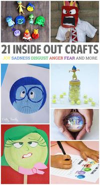 21 Inside Out Crafts & Activities