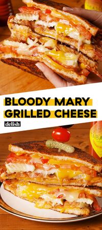 Bloody Mary Grilled Cheese = Heaven Sent Hangover CureDelish