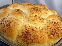 rolls stuffed with feta cheese.  oh my!