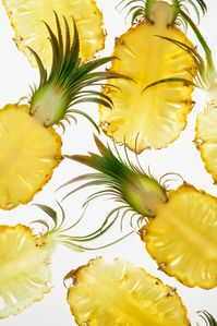 Pineapples, shot on light box  Creative Director: Bielle Bellingham  Photographer: Micky Wiswedal