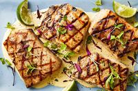 Grilled Mahi-Mahi with Lemongrass-Lime Aïoli