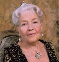 Isabelle, Countess of Paris, in 2003, wearing the Art Deco tiara