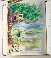 Graceful Palette: The Lord is My Fortress Psalm 144:2 says He is my...