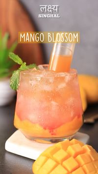 10min · 1 serving     Ingredients  • Mango  • Mint Leaves  • Lemon  • Ice Cubes  • Rose Syrup  • Soda  • Mango Juice  • Rose Petals