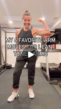 Emily Ogan | FASTer Way Coach on Instagram: "Comment ARMS to grab my tank top arms guide for free- packed with tips and workouts to start building lean, strong, toned arms!   Having strong arms is so much more than just looking great in a tank- we need arm strength for so many of our daily activities- think: 💪🏼lifting kids or heavy boxes (Amazon deliveries anyone? 🙃) 💪🏼pushing strollers or grocery carts  💪🏼pulling furniture, luggage, etc  When lifting upper body, be sure to chose a weight that challenges you while allowing you to complete with excellent form- no using that lower back in there!  Brace your core 🔥 , squeeze your glutes 🍑 , and focus on the muscles you’re working 💪🏼!   💪🏼Comment ARMs for my total arm guide 💪🏼 • • • #livefitwithem #tanktoparms #tanktopworkout #a