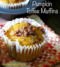 Pumpkin Toffee Muffins