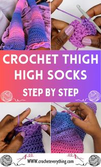 Ready to add a pop of personal flair to your sock drawer? Our Crochet Thigh High Socks Tutorial is here, inviting you to pick your favorite hues and create something truly unique. In this focused session, you'll learn the ins and outs of crocheting socks that not only rise above the rest in style but also fit like a dream. Perfect for any level of crochet enthusiast, we'll guide you through each stitch along the way. Grab your hooks and yarn, and let's whip up a pair of thigh-high socks that are as vivid and vibrant as your imagination!