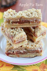 apple pie bars by RoxanaGreenGirl | Roxana's Home Baking, via Flickr