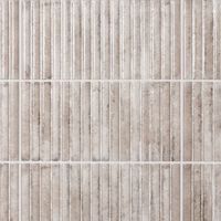 Curve Fluted Gray 6x12 3D Glossy Ceramic Tile | Tilebar.com