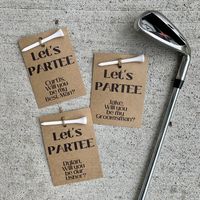 "Do you LOVE golf and need a groomsmen, usher, ring bearer gift/ proposal?! 💍 These are for you! ��🙌🏼 The golf tees are roughly 2.75 inches long. Customize what you'd like it to say! ❤️ Some ideas are : Will you be my best man? Will you be our ring bearer? Will you be our usher? Will you walk me down the aisle? Will you be our officiant? Will you be our ring security? The card measures 4.5 by 3.25 inches. You can add a 3.62 by 5.12 inch envelope for an additional $0.50. Just make sure to say you'd like the envelope in the \"variations\" section ☺️ Message me with any questions!"