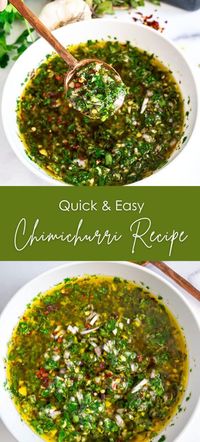 Quick & Easy Chimichurri Recipe