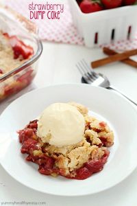 Strawberry Dump Cake