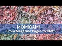 Momigami - How to Turn Magazine Pages into a Material that Looks and Feels Like Paper - A Process Developed by the Japanese - YouTube Video 