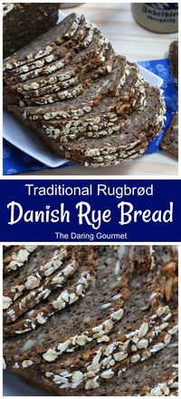 This authentic homemade Danish rye bread (rugbrod) is packed with nutrients, has a fantastic texture and tastes  absolutely incredible!