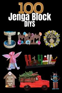 Explore a delightful array of DIY crafts featuring over 100 tumbling tower Jenga block creations! From charming home decor accents to thoughtful gift ideas perfect for nearly every holiday occasion, there's something for everyone. Dive into the creative inspiration right here!