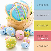 Easter cookies Color Palette #401