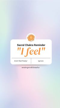 The sacral chakra is out second chakra, ruling our creativity, emotions, and self worth. Use this sacral chakra mantra to heal your svadhisthana #chakras #chakrahealing