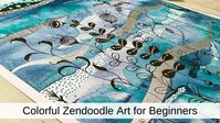 Colorful Zendoodle Art for Beginners