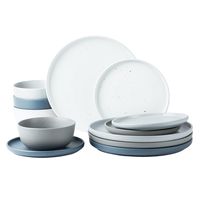 PRICES MAY VARY. 【Dinnerware Sets for 4】This stoneware dinnerware set includes 4*10.25" round dinner plates, 4*7.5" salad plates, 4*5.5" soup bowls. Modern designed tableware makes your kitchen more beautiful. 【Handmade Speckled Design】Famiware new dinnerware set adopts speckled design, which makes the monotonous tableware more special. Each of our tableware is handmade by experienced and artistically gifted artisans. 【Lead Free Eat Safety】Our glazes are fired at 2200°F for 13 hours, the plates