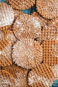 Easy Chocolate Pizzelle Cookie Recipe - Fun Cookie Recipes